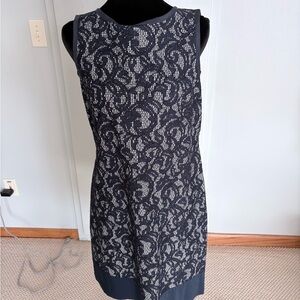 Brooks Brothers Navy and White Checkered Dress